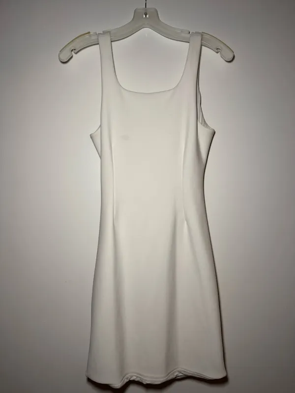 Open Edit Ruched White Square-neck mini Dress Women’s Small - Image 3