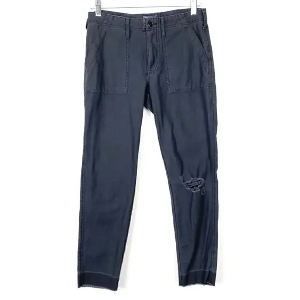 Abercrombie Ames Low Rise Slim Boyfriend Utility Jean - Image 2