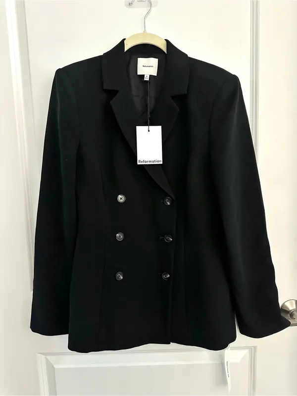 Reformation Caden Blazer NWT Size Medium - Image 5