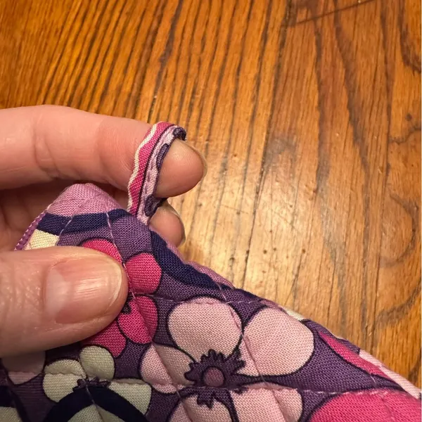 Vera Bradley Petal Power Purple Small Cosmetic Bag - Used - Very Rare - Image 6
