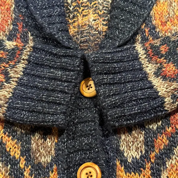 J Jill Cardigan Wool Blend Southwestern Aztec Boho Artisan Cozy Rustic Fall S - Image 11