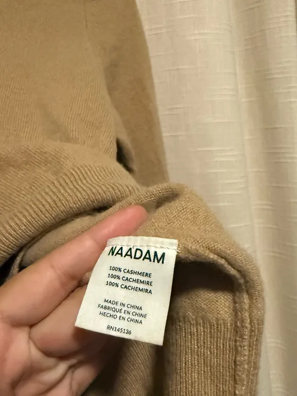 NAADAM Women’s Cashmere Crewneck Sweater - Image 3