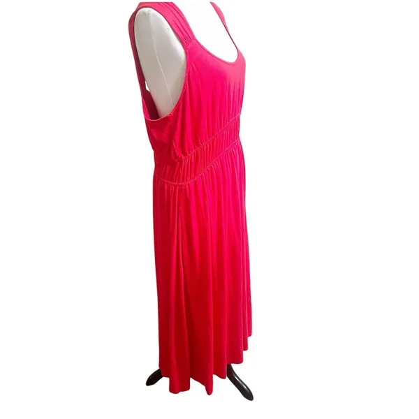 Cato Serenity Soul Maxi Dress In Racing Red Size XL Empire Waist Tomato Girl - Image 4