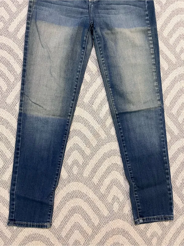 KANCAN High Rise Non-Distressed Skinny Fit Blue Denim Jeans 27 - Image 3