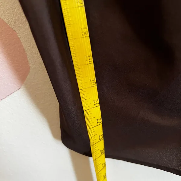 Brown Cami Tank Top Y2K 2000s 90s‎ Retro Indie Soft Girl Minimalist XL - Image 6