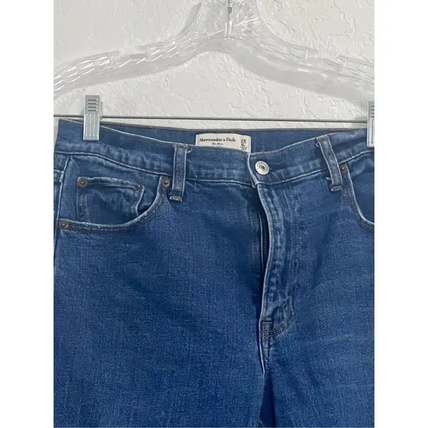 Abercrombie & Fitch The Mom High Rise Jean Womens Size 28 6 L - Image 2