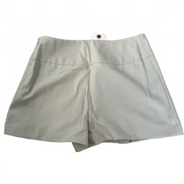 Miss Selfridge Pleated Mini Skort STONE NWT Size 4 - Image 7