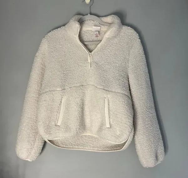 Target Wondershop Fleece Womens Small White - Image 2