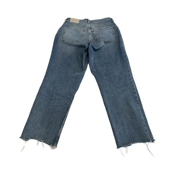 Everlane The Curvy Cheeky Jean Medium Wash Organic Cotton Raw Hem‎ Size 29 Crop - Image 5