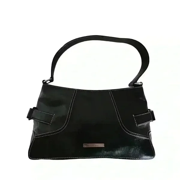 Nine West Women's Black‎ Faux Leather Shoulder Bag - Image 10