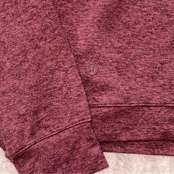 Lululemon Sweater Womens Red Lead The Pack Hoodie Rulu Fabric Run size‎ 4 - Image 3