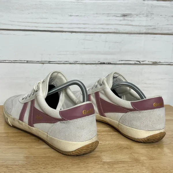 Gola Badminton Low Top Sneakers Dusty Rose Shoe Size 11 - Image 7