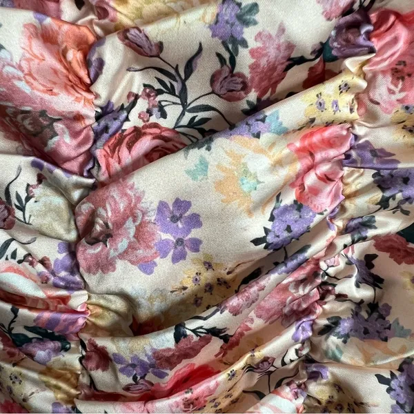 For Love And Lemons Multi-Color Floral Gardenia Mini Dress. Size Medium - Image 11
