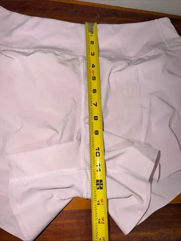 Athleta run with it shorts pastel pink - Image 6