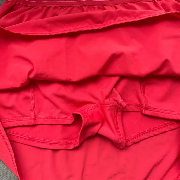 Alo Yoga Match Point Tennis Skirt Candy Red XXS - Image 6