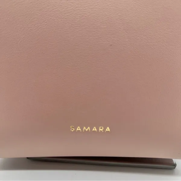 Samara Dusty Rose Crossbody Bag with Minimalist Clean Design Adjustable Strap - Image 2