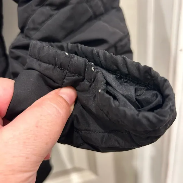 Eddie Bauer Womens Black Diamond‎ Quilted Goose Down Puffer Jacket Size S Small - Image 7