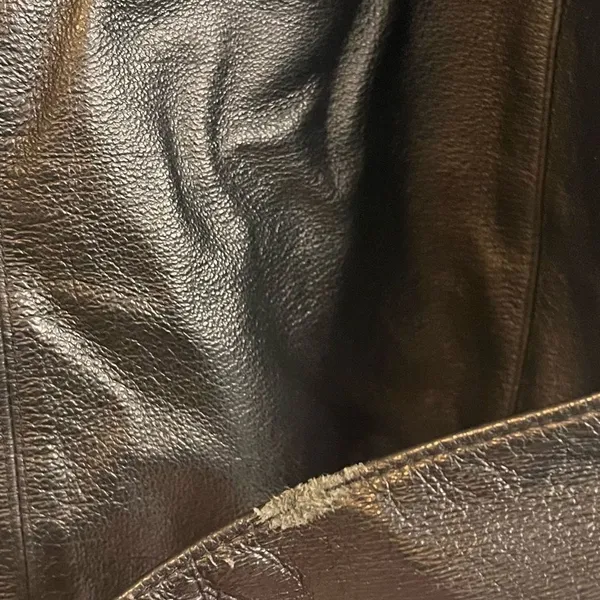 New York &‎ Company Black Leather Jacket Size Medium - Image 7