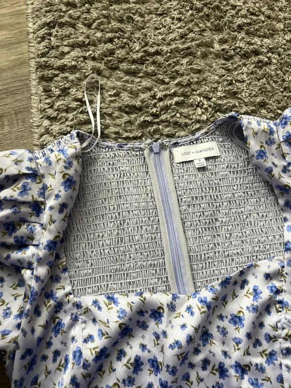 Lost + Wander Violetta Short Sleeve Midi Dress - Image 8