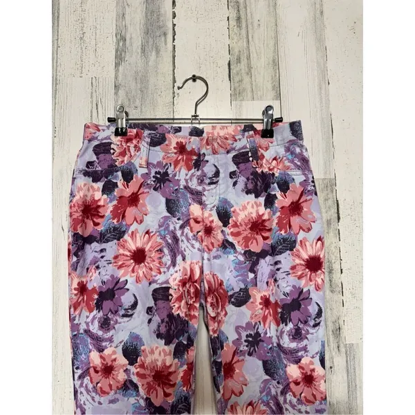 Faded Glory Floral pants  - Image 3