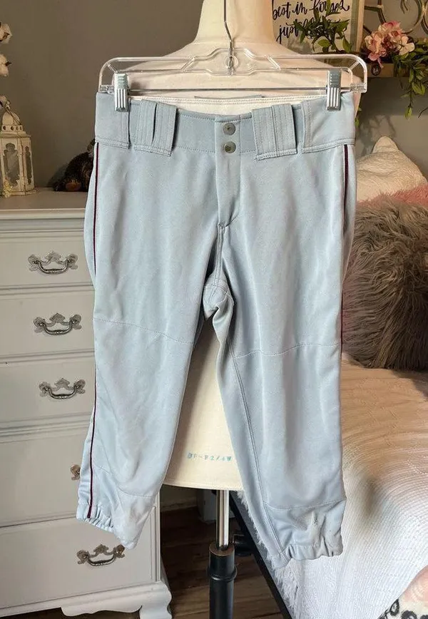 Boombah Softball Pants Gray Game Womens 28 - Image 5