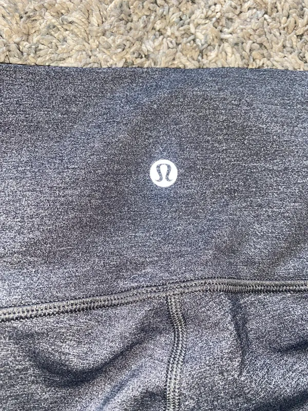 Lululemon Grey Mesh Leggings - Image 3