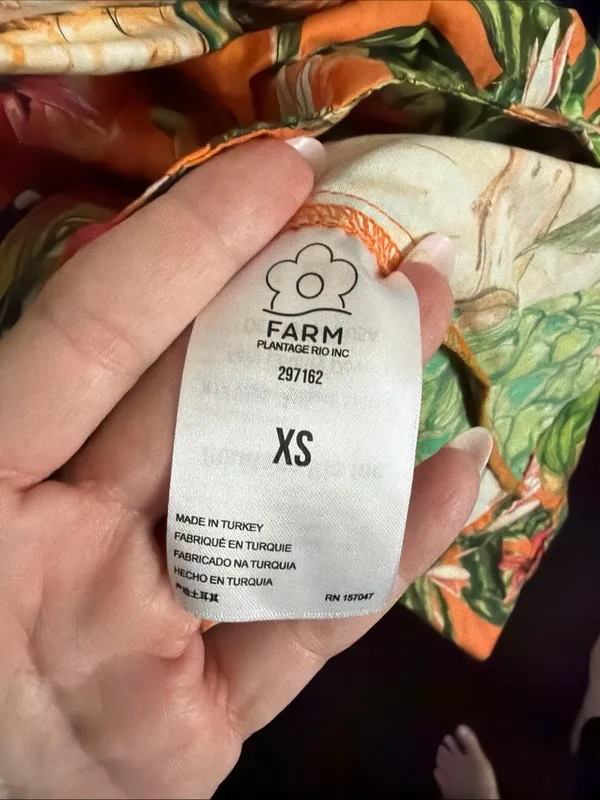 Farm Rio Caipirinha Mini Dress 100% Cotton Size XS - Image 7