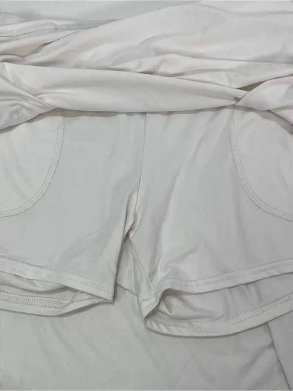 Soybu Athletic Skort White Tennis Golf Skirt Casual Women's M - Image 5