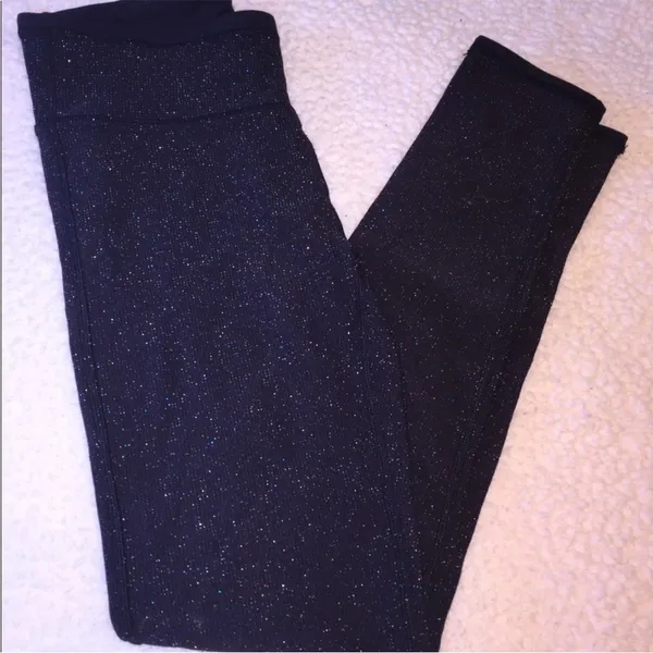 Aerie Chill.Play.Move black sparkly‎ leggings size small - Image 3