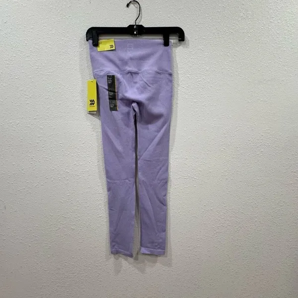All in motion ribbed‎ purple leggings size small - Image 4