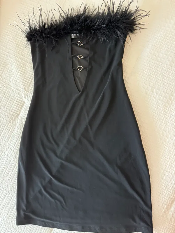 Boutique Black Mini Dress - Image 2