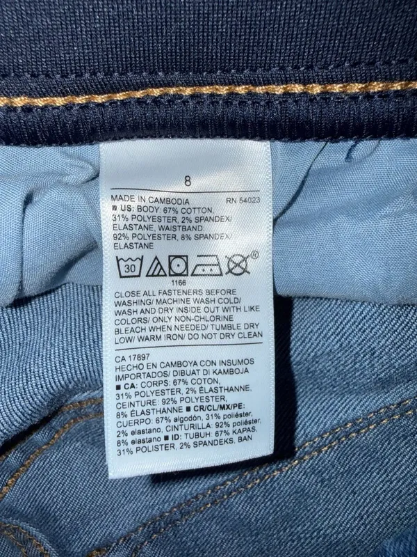 Old Navy Maternity Rockstar Super Skinny Jeans Size 8 Front Low Panel - Image 5