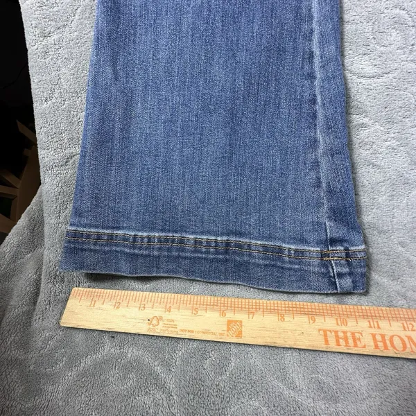 Judy Blue High Waist Petite Tummy Control Flare Jeans 11/30 Retro Hippie New - Image 6