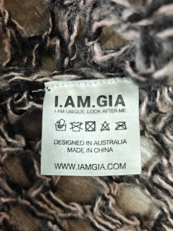 I.AM.GIA oversized knit netted sweater Size‎ S - Image 5