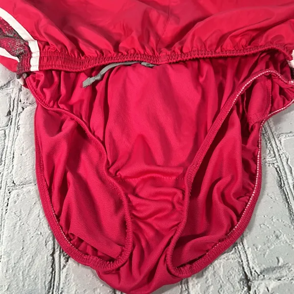 Nike Dri Fit Pink Galaxy Athletic Shorts size Medium Pink Gray White - Image 6