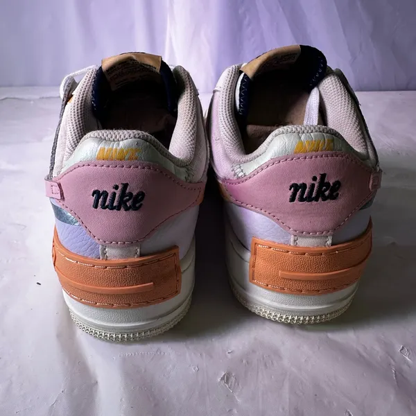 Nike Women's Air Force 1 Shadow - Cream and Pink - Image 13
