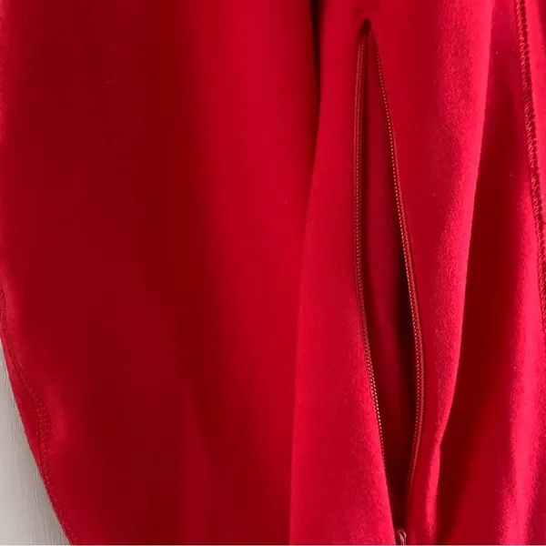PUMA Womens Track Jacket L Red DryCELL Full Zip Running Workout Athletic - Image 6