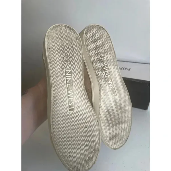 Women's Nine West Black Slip-On Sneakers Bomdia‎ Size 9 M GUC! - Image 7