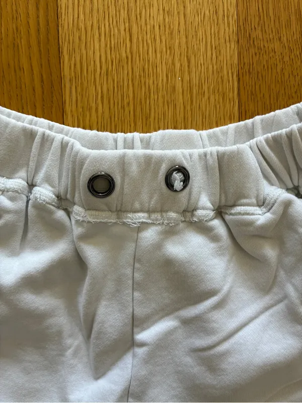 Hem & Thread White Jogger Pants Womens Size Small - Image 2