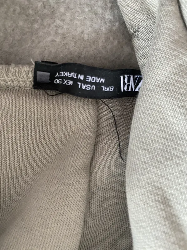Sage Green Cropped Hoodie - Image 4