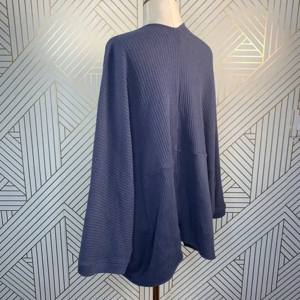 FP Beach Free People Blue Cotton Blend Kimono‎ - Image 5