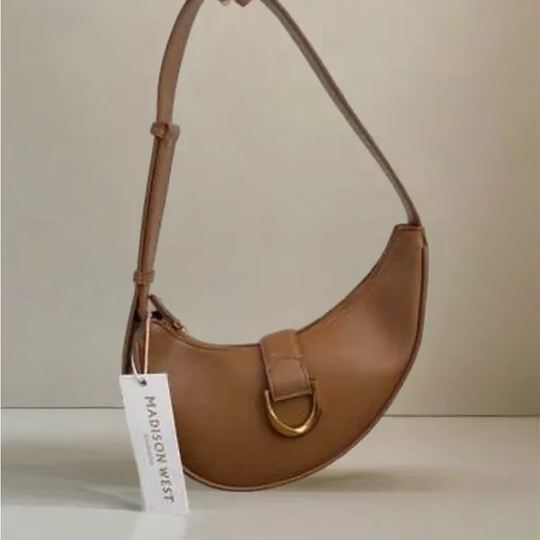 Madison West Brown Shoulder Bag - Image 2
