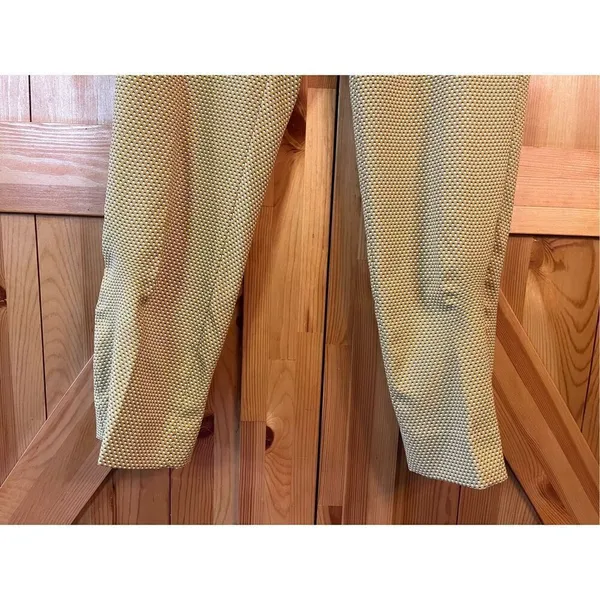 Banana Republic avery pants gold geometric design size 2 (3726) - Image 2
