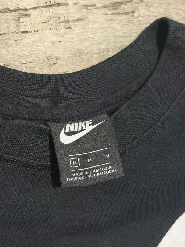 Nike Cropped Crewneck Sweatshirt Swoosh - Image 3