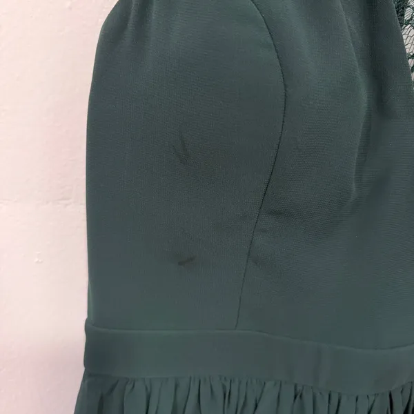 Lulus Green Lace A-Line Maxi Dress - Image 3