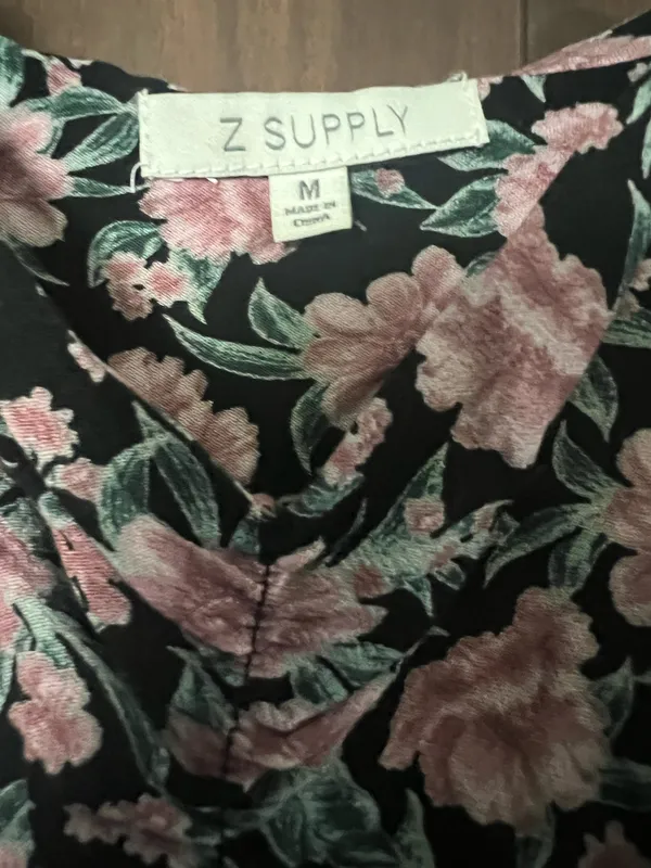 Z Supply Pink Floral Maxi Dress - Image 5