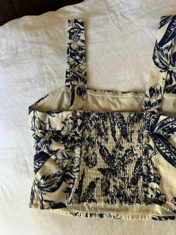Abercrombie and fitch cropped linen tank - Image 4
