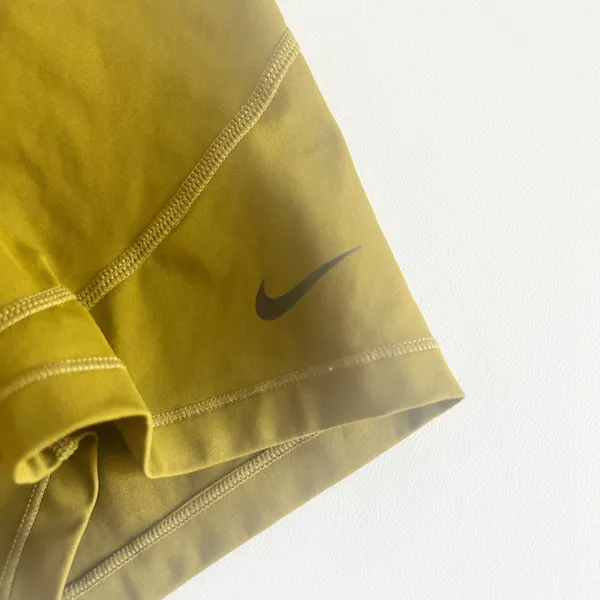 Nike Pro Womens Olive Green Dri-FIT Compression Athletic‎ Workout Shorts Size XS - Image 2