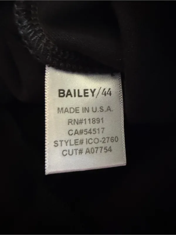 Bailey 44 Pfeifer‎ Black Pull-On Skinny Pants Leggings Size Large - Image 4