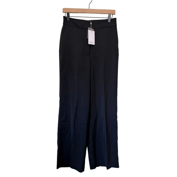 Quince Stretch Crepe Classic Trouser Pants Black Size 8 NWT - Image 9